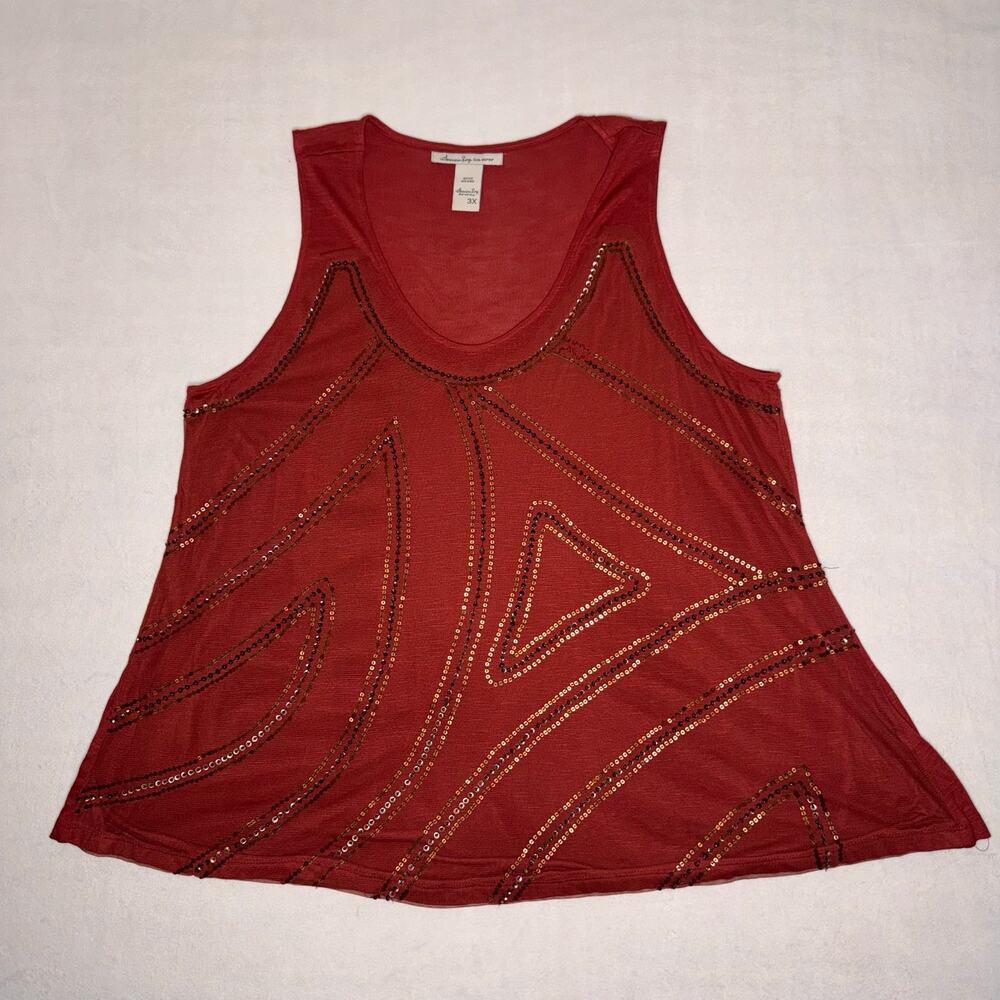 Sequin American Rag Sleeveless Blouse
